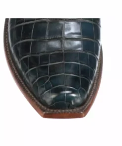 Lucchesse-inc Tulip Exotic :: Navy + Wheat Boots