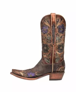 Lucchese-inc BOOTS Drea :: Dark Brown + Natural