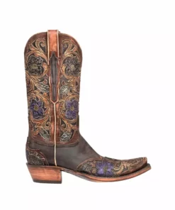 Lucchese-inc BOOTS Drea :: Dark Brown + Natural