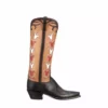 Buy โ๏ธ Lucchesse-inc Ladies Tall Tulip :: Black + Rust โ 1 Lucchesse-inc Ladies Tall Tulip :: Black + Rust