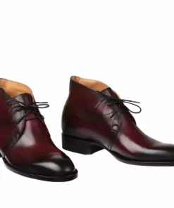 Lucchese-inc SHOES Evan :: Black Cherry