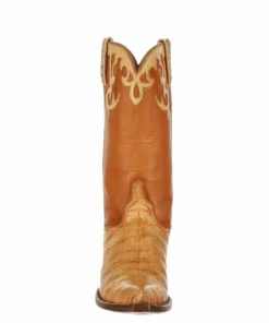 Lucchese-inc Hollywood Rose :: Tan + Honey BOOTS