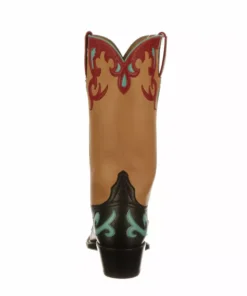 Best Sale π₯ Lucchese-inc BOOTS Hollywood Rose :: Black + Antique Saddle π₯ 9 Lucchese-inc BOOTS Hollywood Rose :: Black + Antique Saddle