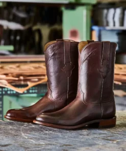 Lucchese-inc Kennedy Roper :: Black Cherry