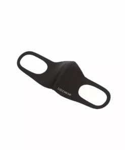 Lucchese-inc Lucchese Face Mask :: Black Logo