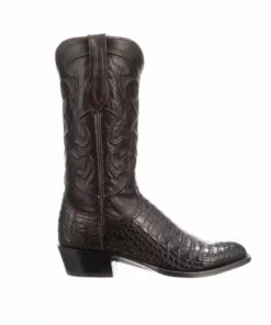 Lucchese-inc Boots Charles :: Black Cherry + Cordovan