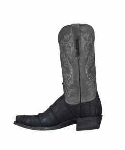 Lucchese-inc Burke :: Black + Charcoal