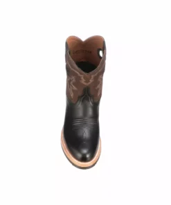 Lucchese-inc Ruth Short :: Black + Chocolate
