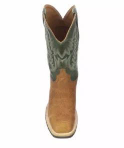 Lucchese-inc Rudy :: Cognac + Green Boots