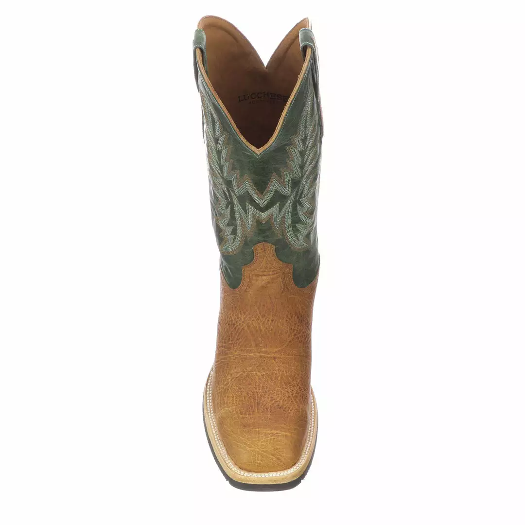 Best deal 🌟 Lucchese-inc Rudy :: Cognac + Green 🎁 Boots ⌛ 4 Lucchese-inc Rudy :: Cognac + Green Boots