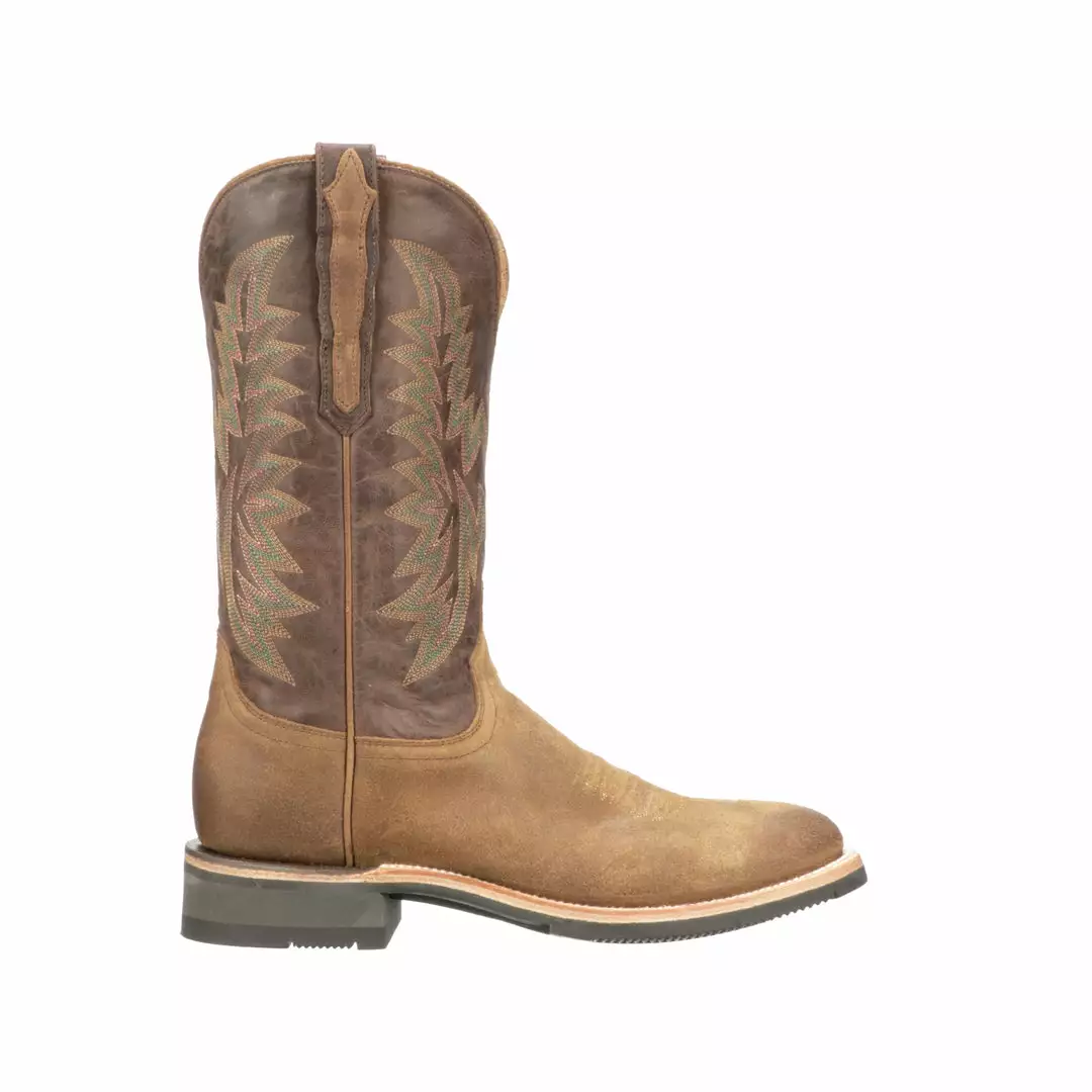 Best Sale ⌛ Lucchese-inc Rudy :: Olive + Chocolate 👏 8 Lucchese-inc Rudy :: Olive + Chocolate