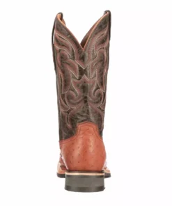 Lucchese-inc Rowdy Ostrich :: Cognac + Brown Men