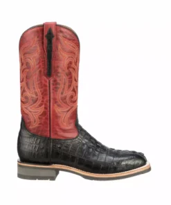 Lucchesse-inc Men Rowdy Hornback Caiman :: Black