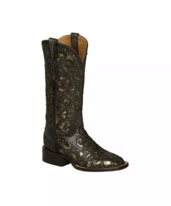 Lucchese-inc Sierra :: Dark Chocolate + Bronze