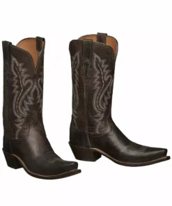 Lucchese-inc BOOTS Cassidy :: Chocolate + Beige