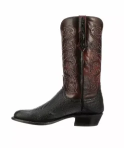 Lucchese-inc Nathan :: Black + Black Cherry