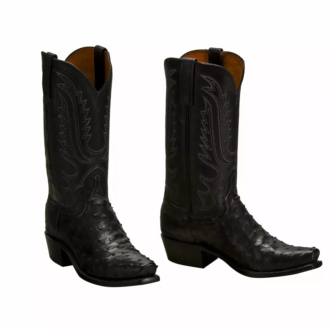 Cheapest ๐งจ Lucchese-inc Luke :: Black Boots ๐ 7 Lucchese-inc Luke :: Black Boots