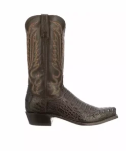 Lucchese-inc Boots Walter :: Barrel Brown + Chocolate