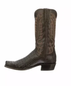 Lucchese-inc Boots Walter :: Barrel Brown + Chocolate