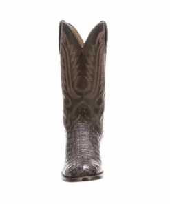 Lucchese-inc Boots Walter :: Barrel Brown + Chocolate