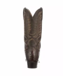 Lucchese-inc Boots Walter :: Barrel Brown + Chocolate