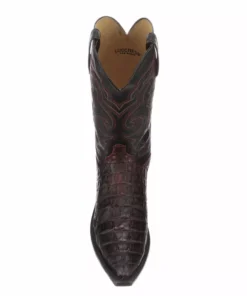 Lucchese-inc Boots Franklin :: Black Cherry + Black