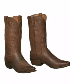 Lucchese-inc Bart :: Tan + Cowhide + Ranch Hand Boots