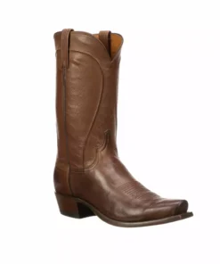 Lucchese-inc Bart :: Tan + Cowhide + Ranch Hand Boots