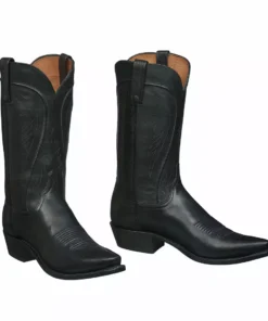 Lucchese-inc Boots Bart :: Black + Cowhide + Ranch Hand