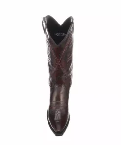 Lucchese-inc Darlene :: Black Cherry BOOTS