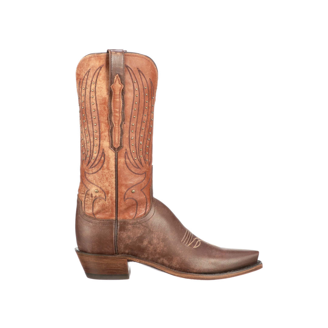 Hot Sale 🛒 Lucchesse-inc Camilla Stud :: Tan BOOTS 🌟 3 Lucchesse-inc Camilla Stud :: Tan BOOTS