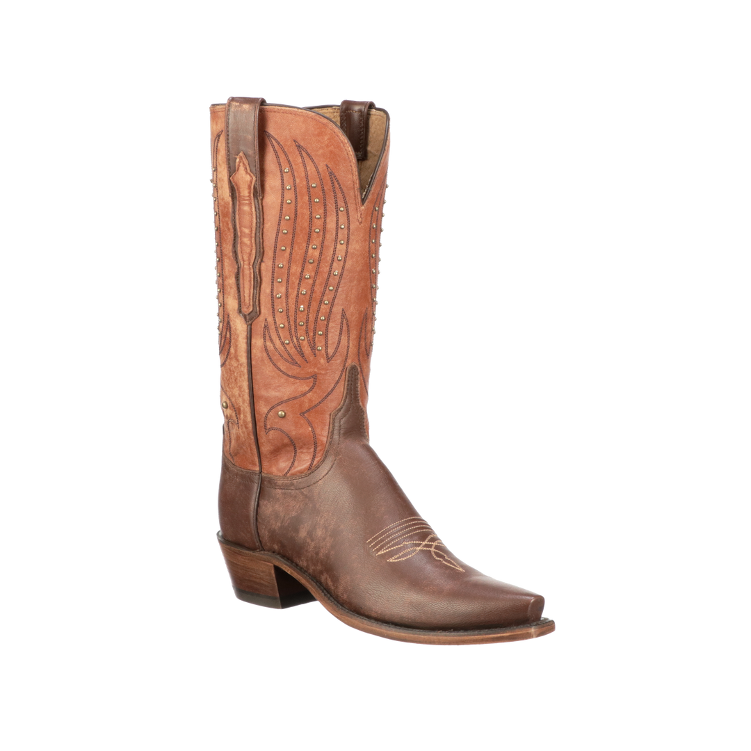 Hot Sale 🛒 Lucchesse-inc Camilla Stud :: Tan BOOTS 🌟 12 Lucchesse-inc Camilla Stud :: Tan BOOTS