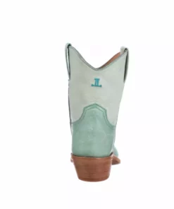 Lucchesse-inc Gaby Two-Tone :: Turquoise BOOTS