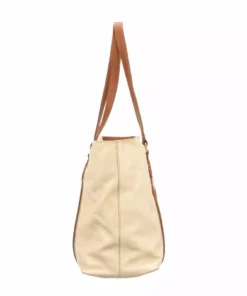 Lucchesse-inc Frances Carryall Tote :: Bone Handbags