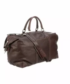 Lucchesse-inc COSIMO OVERNIGHT DUFFEL :: ESPRESSO Duffels