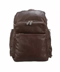 Lucchesse-inc Briefcase & Backpack COSIMO BACKPACK :: ESPRESSO