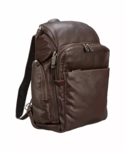 Lucchesse-inc Briefcase & Backpack COSIMO BACKPACK :: ESPRESSO
