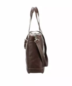 Lucchesse-inc Briefcase & Backpack COSIMO CARYALL TOTE :: ESPRESSO