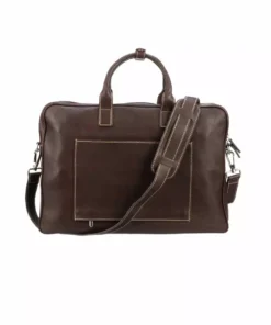 Lucchesse-inc Briefcase & Backpack COSIMO BRIEFCASE :: ESPRESSO