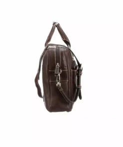 Lucchesse-inc Briefcase & Backpack COSIMO BRIEFCASE :: ESPRESSO