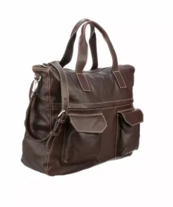 Lucchesse-inc Totes COSIMO TRAVEL TOTE :: ESPRESSO