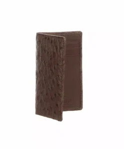 Lucchese-inc Wallets Bifold Wallet – Ostrich :: Sienna