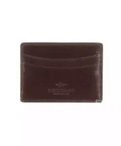 Lucchese-inc Credit Card Case – Calfskin :: Brown Wallets