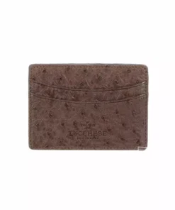 Lucchese-inc Credit Card Case – Ostrich :: Sienna Wallets