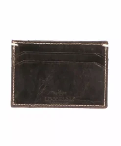 Lucchesse-inc Wallets Money Clip Card Case - Mad Dog :: Chocolate