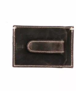 Lucchesse-inc Wallets Money Clip Card Case - Mad Dog :: Chocolate