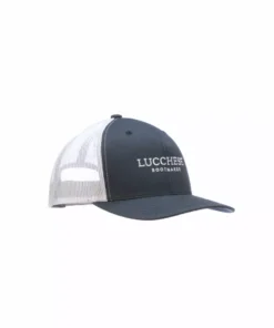 Lucchese-inc Mesh Trucker Cap :: Navy Silver Hats