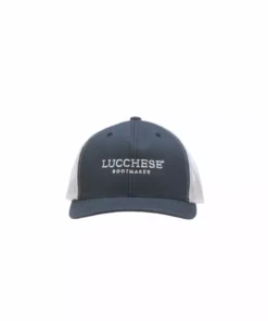Lucchese-inc Mesh Trucker Cap :: Navy Silver Hats