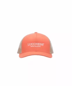 Lucchese-inc Mesh Trucker Cap :: Rustic Orange Khaki Hats