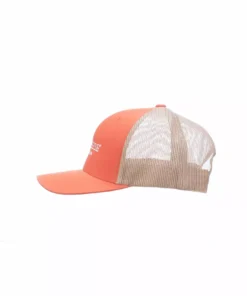 Lucchese-inc Mesh Trucker Cap :: Rustic Orange Khaki Hats